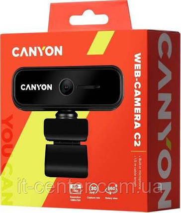 Web-камера Canyon CNE-HWC2 Black, фото 2