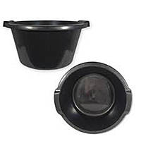 Миска пластик 35л чорна господарська