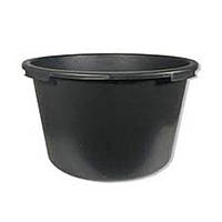 Миска пластик 90л кругла чорна