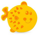 Розвиваючий набір для ванни наліпки Морські мешканці (16 шт) від Nuby, фото 6