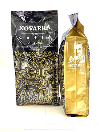 Кава в зернах Новарра Алегрія, купаж з арабік,1 кг, фото 2