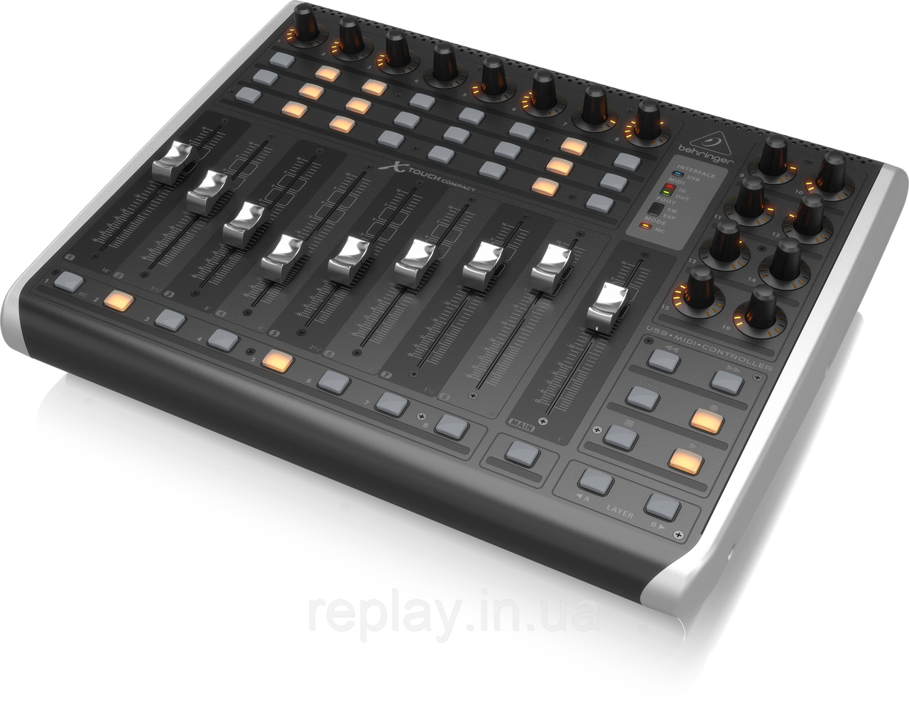 MIDI-контроллер Behringer X-TOUCH-COMPACT - фото 3 - id-p2151440741
