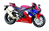 Maisto Honda CBR1000RR-R Fireblade мотоцикл модель с подставкой 1:12 (7664350)