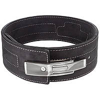 Пояс для паверліфтингу шкіряний професійний VELO ZB-5785 ширина-9,5 см розмір-S-XXL чорний