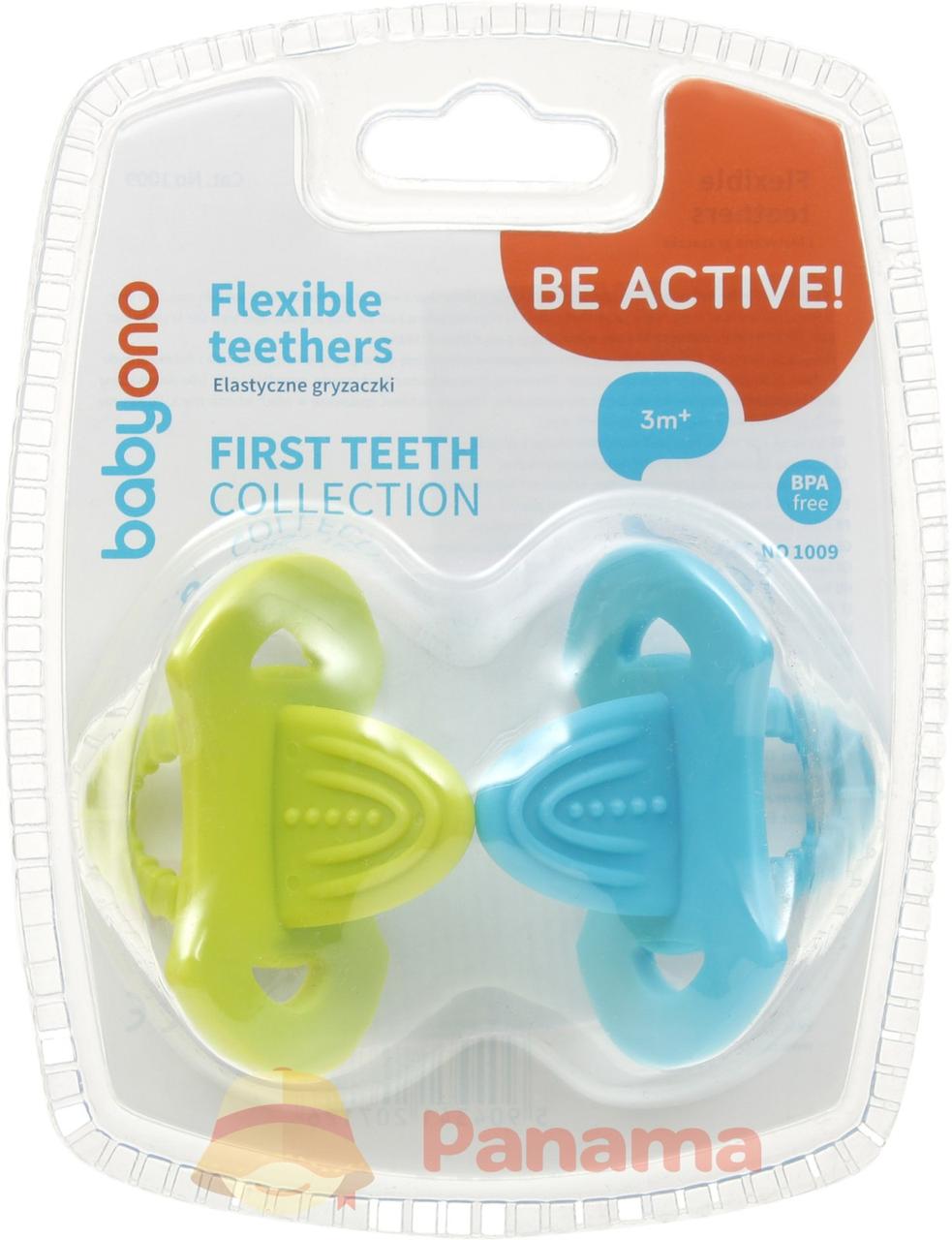 Прорізувач для зубів гнучкий "Мій перший прорізувач" "BabyOno", фото 1