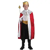 Party Tino Король накидка с короной размер 122/128. (7664425)