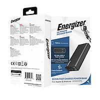 Powerbank ENERGIZER UE20012PQ - 20000 mAh Li-pol+TYPE-C (Black)