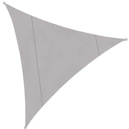 Тент-парус треугольник теневой 4х4х4 м Gardlov, навес от дождя и солнца, Серый (23141) - фото 3 - id-p2151899338