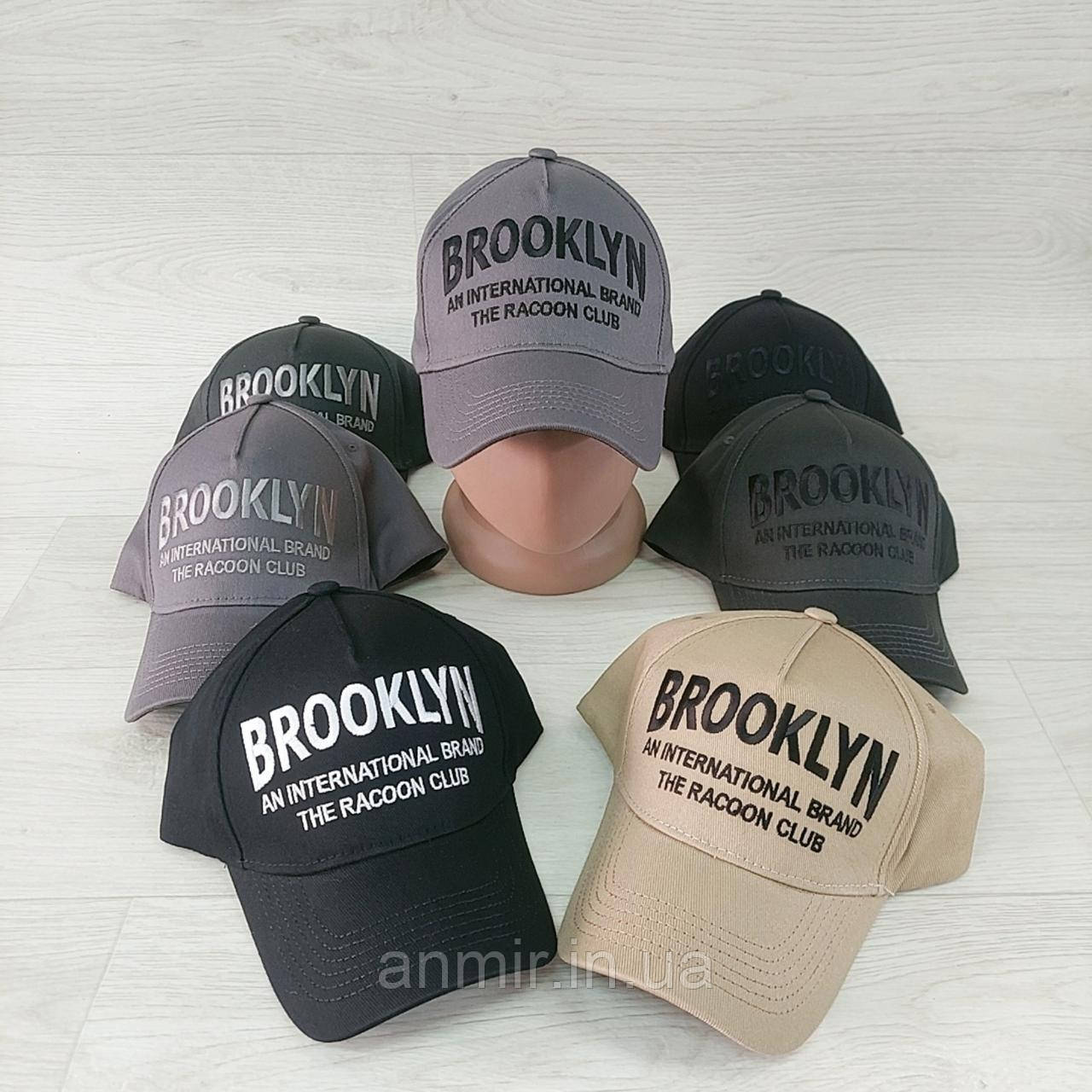 Кепка демісезонна BROOKLYN котон розмір 56-61, колір мікс