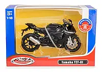 Media Service Zawada Даффи MSZ Yamaha YZF-R1 автомобиль металлическая модель черный 1:18 (7534493)