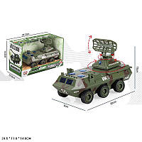 Игрушка Военная техника арт.9998-53C (36шт) батар.,свет,звук,подвижные детали,в коробке 24,3*14,6*10,9см