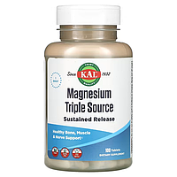 Тройной Источник Магния с Витамином В-6 Magnesium Triple Source 500мг - 100 таб