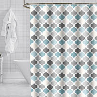 Тканевая шторка для ванной и душа Patterns 180x200 см