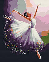 Картина по номерам Волшебная балерина 40x50 см Brushme Разноцветный (2000002209607)