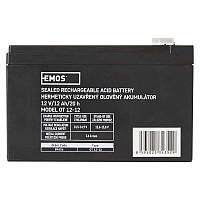 Акумуляторна батарея Emos B9656 12V 12AH (FAST.6.3 MM) AGM Dshop