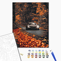 Картина по номерам Brushme Осенняя дорога BS53291 набор для росписи по цифрам