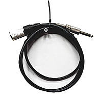 SH Cable SK 1.0 BK Готовий мікрофонний кабель 6.3 стерео-XLR тато, 1м.