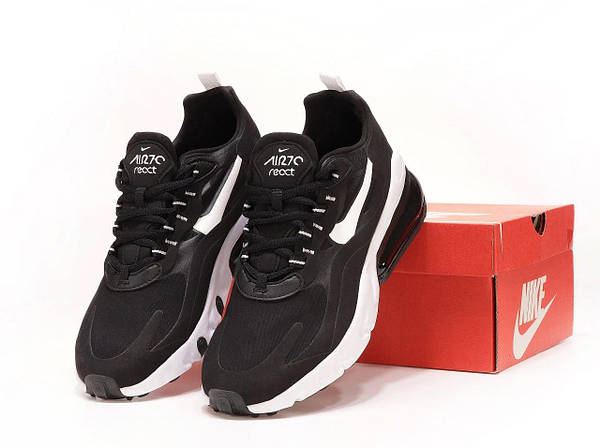 Nike Air Max 270 React Black White 270 Krosonavtik 2151958061