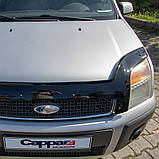 Дефлектор капота (Eurocap) для Ford Fusion 2002-2009 рр, фото 2