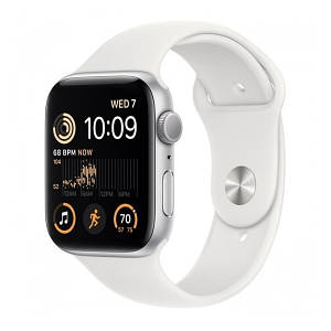 Смарт-годинник Apple Watch SE (2022) GPS 40mm Silver Aluminum Case with White Sport Band (MNJV3) (Уцінений)