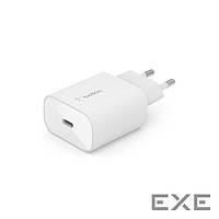 Зарядное устройство Belkin Home Charger 25W Power PD PPS USB-C, white (WCA004VFWH)