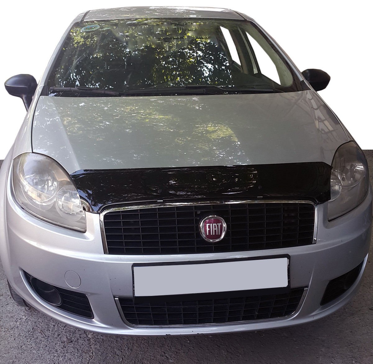 Дефлектор капоту (EuroCap) для Fiat Linea 2006-2018 рр, фото 1