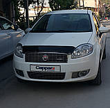 Дефлектор капоту (EuroCap) для Fiat Linea 2006-2018 рр, фото 2