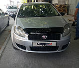 Дефлектор капоту (EuroCap) для Fiat Linea 2006-2018 рр, фото 3
