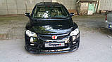 Дефлектор капоту (EuroCap) для Honda Civic Sedan VIII 2006-2011рр, фото 4
