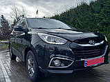 Дефлектор капоту (EuroCap) для Hyundai IX-35 2010-2015 рр, фото 2