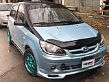 Дефлектор капота 2006-2025 (EuroCap) для Hyundai Getz, фото 3