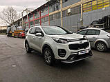 Дефлектор капоту (EuroCap) для Kia Sportage 2015-2021 рр, фото 3