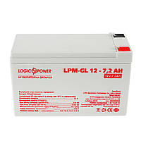 Аккумулятор гелевый LogicPower LPM-GL 12 - 7.2 AH KS, код: 6753313