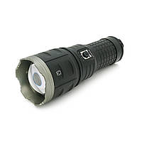 Ліхтар пошуковий PLD-AK138-TG LED PM60, 4 режими, power bank 8000 mAh (4*18650), IP65, живлення від USB кабелю,