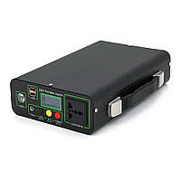 Портативний PowerBank KY-192WH, 220V/15A, 1*AC/220V+1*DC/12V+2*USB/5V, LED + перехідник