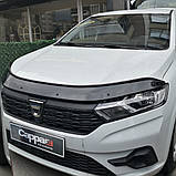 Дефлектор капота (Eurocap) для Dacia Sandero 2021- рр, фото 2