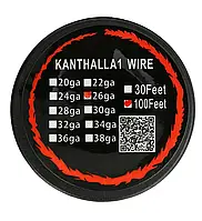 Провод сопротивления Kanthal A1 0,40 мм 12 Ω / м - 30,5 м