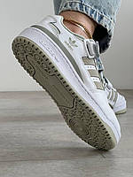 Кроссовки, кеды отличное качество Adidas Originals Forum 84 Low White Olive