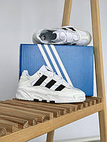 Adidas Niteball White Black кроссовки и кеды высокое качество Размер 42