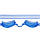 Окуляри для плавання дитячі YINGFA J520AF кольору в асортименті, фото 9