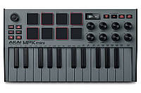 MIDI клавиатура AKAI MPK Mini MK3 Grey