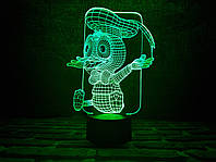 Сменная картинка для ночника-светильника 3D "Утенок" 3DTOYSLAMP (2000002614814)