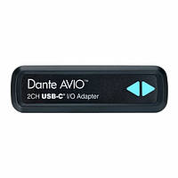 Аналоговый USB type-C адаптер для подключения к сетям Dante AVIO