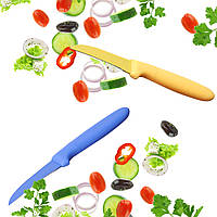 Нож кухонный Kamille Синий для чистки овощей с покрытием "non-stick" KM-5321 gr