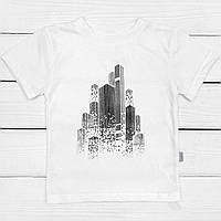 Детская футболка Dexters city белого цвета 86 см HR, код: 8418347