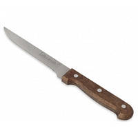 Нож для костей из нержавеющей стали с деревянными ручками (лезвие 15 см) Kamille 5308