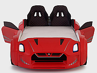 Ліжко машина червона з підсвічуванням Порше-911 Хороший вибір товарів
