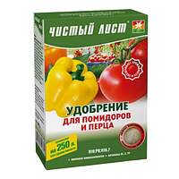 Добриво для помідорів і перцю мінеральне 300 г (кристал) Квітофор Чистий лист