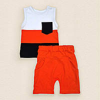 Комплект Dexters для детей stripes 98 см белый черный оранжевый (131675068894) HR, код: 8330026
