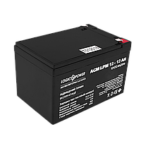 Аккумулятор свинцово-кислотный LogicPower AGM LPM 12 - 12 AH BS, код: 7396861